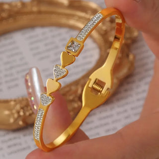 Zircon Gold Bracelet 6