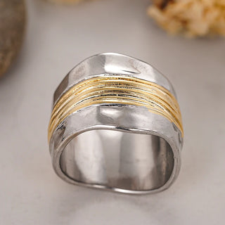 Gold Silver Ring 5