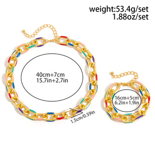 Gold Chain Jewelry Set