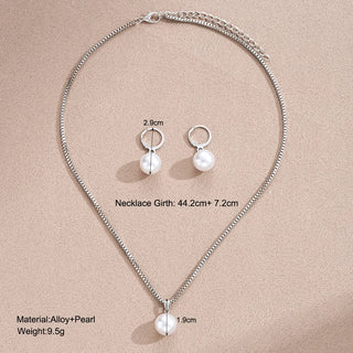 Pearl Pendant Jewelry Set