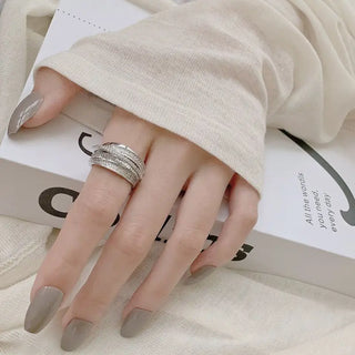 Zircon Silver Ring 7