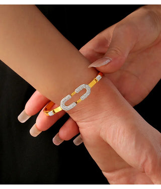 Zircon Gold Bracelet 6