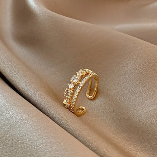 Zircon Gold Ring 10