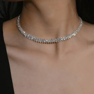 Chain Pendant Choker Necklace