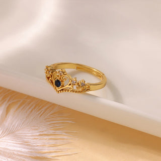 Zircon Gold Ring 19