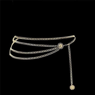 Silver Tassel Waist Belt