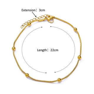 Gold Stainless Anklet 2