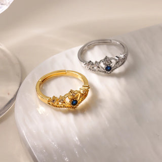 Zircon Gold Ring 19