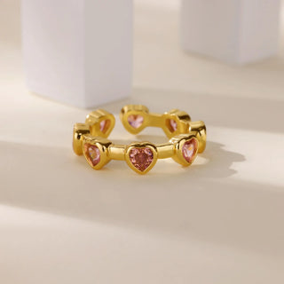 Zircon Gold Ring 19