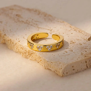 Zircon Gold Ring 19