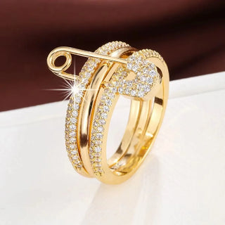 Zircon Gold Ring 5