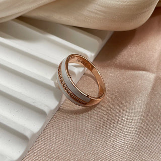 Zircon Rose Gold Ring