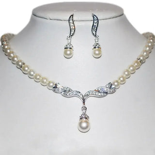 Pearl Pendant Jewelry Set 3