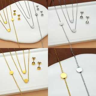 Gold Stainless Jewelry Set