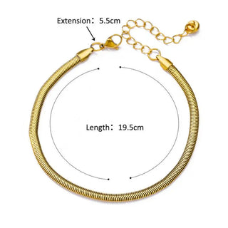 Gold Stainless Anklet 2