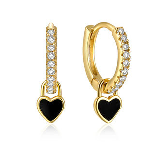 Crystal Zircon Hoop Earrings