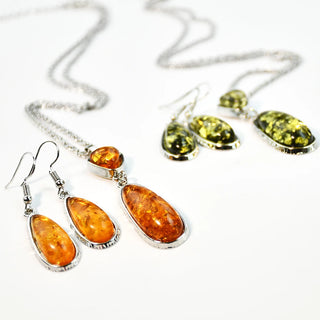 Silver Chain Jewelry Set