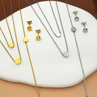 Gold Stainless Jewelry Set