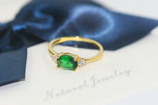 Zircon Gold Ring 6