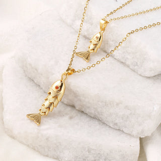 Zircon Pendant Necklace