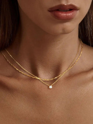 Zircon Crystal Choker Necklace