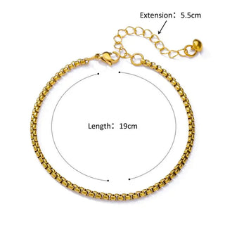 Gold Stainless Anklet 2