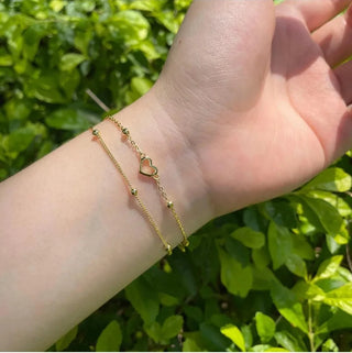 Heart Chain Bracelet