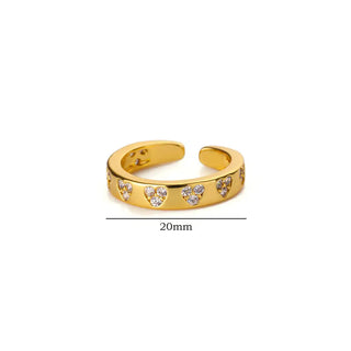 Zircon Gold Ring 19