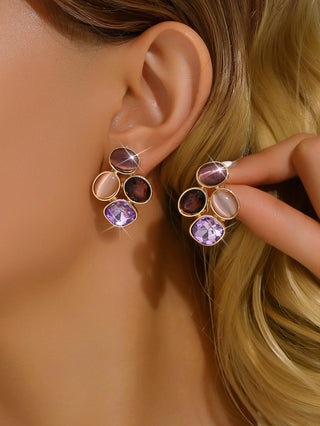 Unique Colorful Stud Earrings
