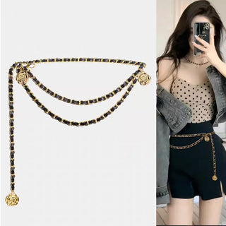 Floral Chain Waist Belt 2