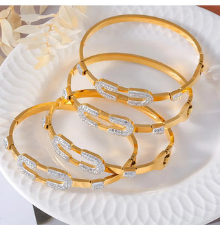 Zircon Gold Bracelet 6