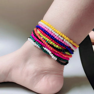 Beaded anklet