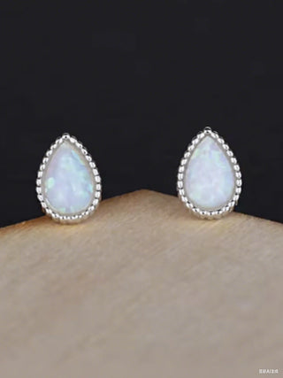 Zircon Gold Stud Earrings 3