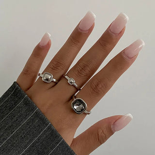 Crystal Zircon Ring
