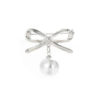 Pearl Gold Brooch