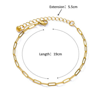 Gold Stainless Anklet 2