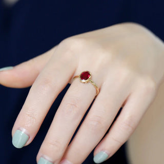 Zircon Gold Ring 11