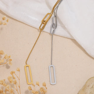 Gold Stainless Pendant Necklace