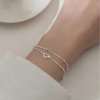 Heart Chain Bracelet