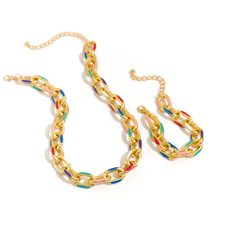 Gold Chain Jewelry Set