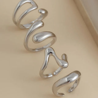 Gold Silver Ring 6