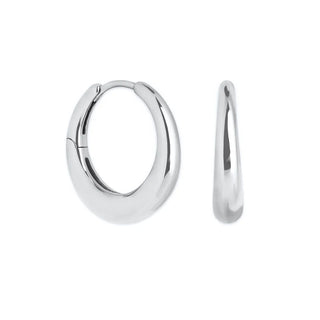 Gold Silver Hoop Earrings
