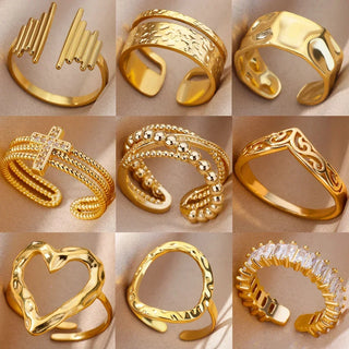 Zircon Gold Ring 21