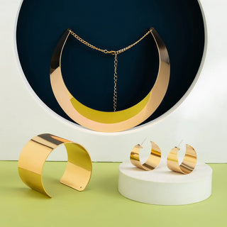 Exaggerated Wide Jewelry Set