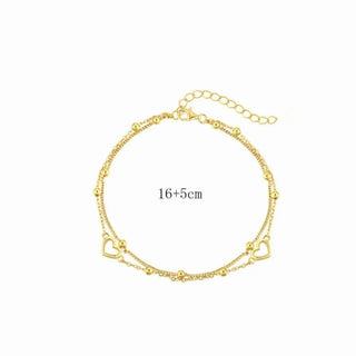 Heart Chain Bracelet