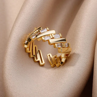 Zircon Gold Ring 21