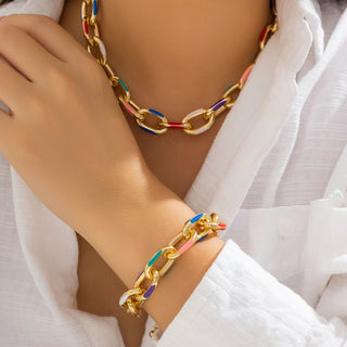 Gold Chain Jewelry Set