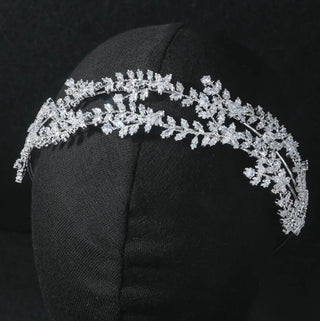 Pearl Crystal Bridal Tiara