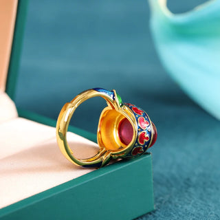 Zircon Gold Ring