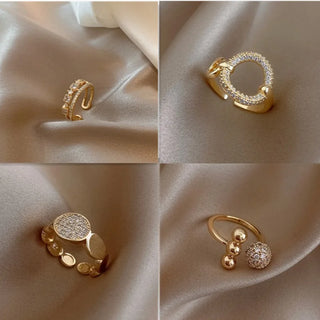 Zircon Gold Ring 10